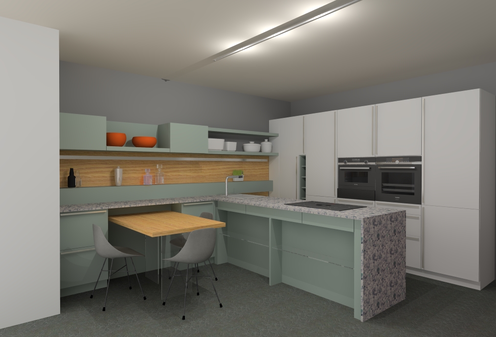 EXPO HACKER - Systemat - ordine OK OK - prosp 4 Cucina Häcker modello AV 4030 Bianco Lucido Cristallo EXPO HACKER Systemat ordine OK OK prosp 4