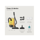 Aspirapolvere Guard S1 Giallo 2 Aspirapolvere Guard S1 Giallo Guard s1 giallo 1